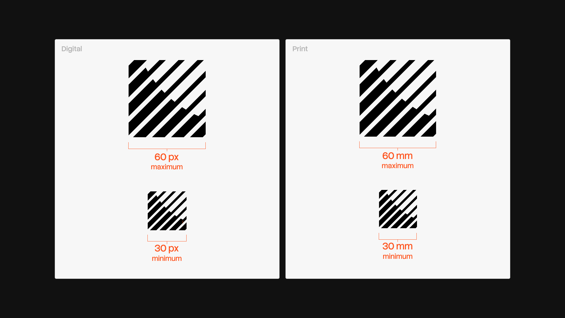 Logo size in pixels for websites, social media and print (2026)
